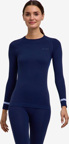 FALKE Base Layer in Blau: Vorderseite