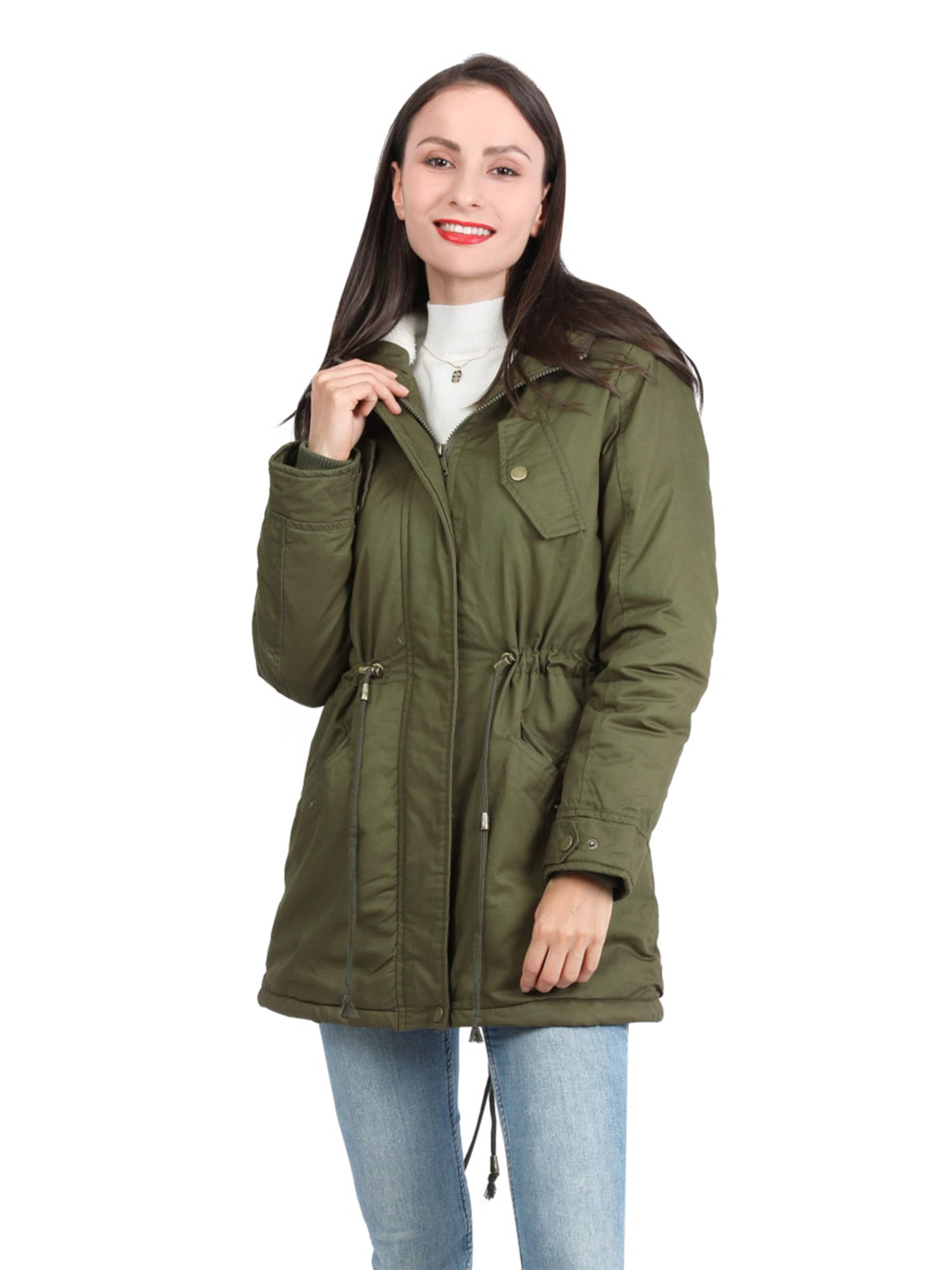 Youthup Winter Jacket in Green: front