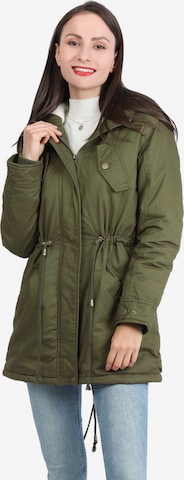Youthup Winter Jacket in Green: front