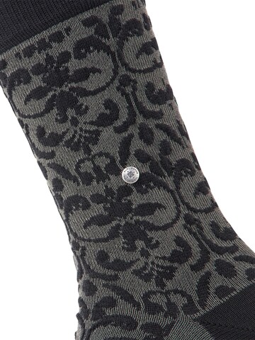 BURLINGTON Socks 'Ornamental' in Black