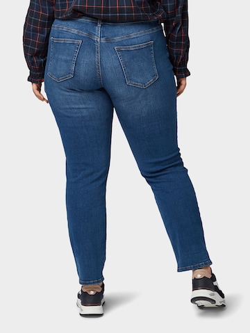 Slimfit Jeans de la Tom Tailor Women + pe albastru