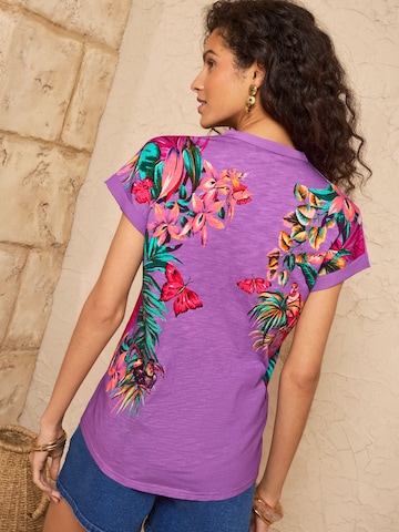 love & roses Футболка в Лиловый