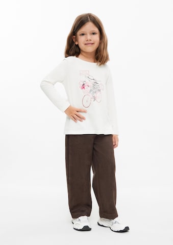 s.Oliver Wide Leg Hose in Braun