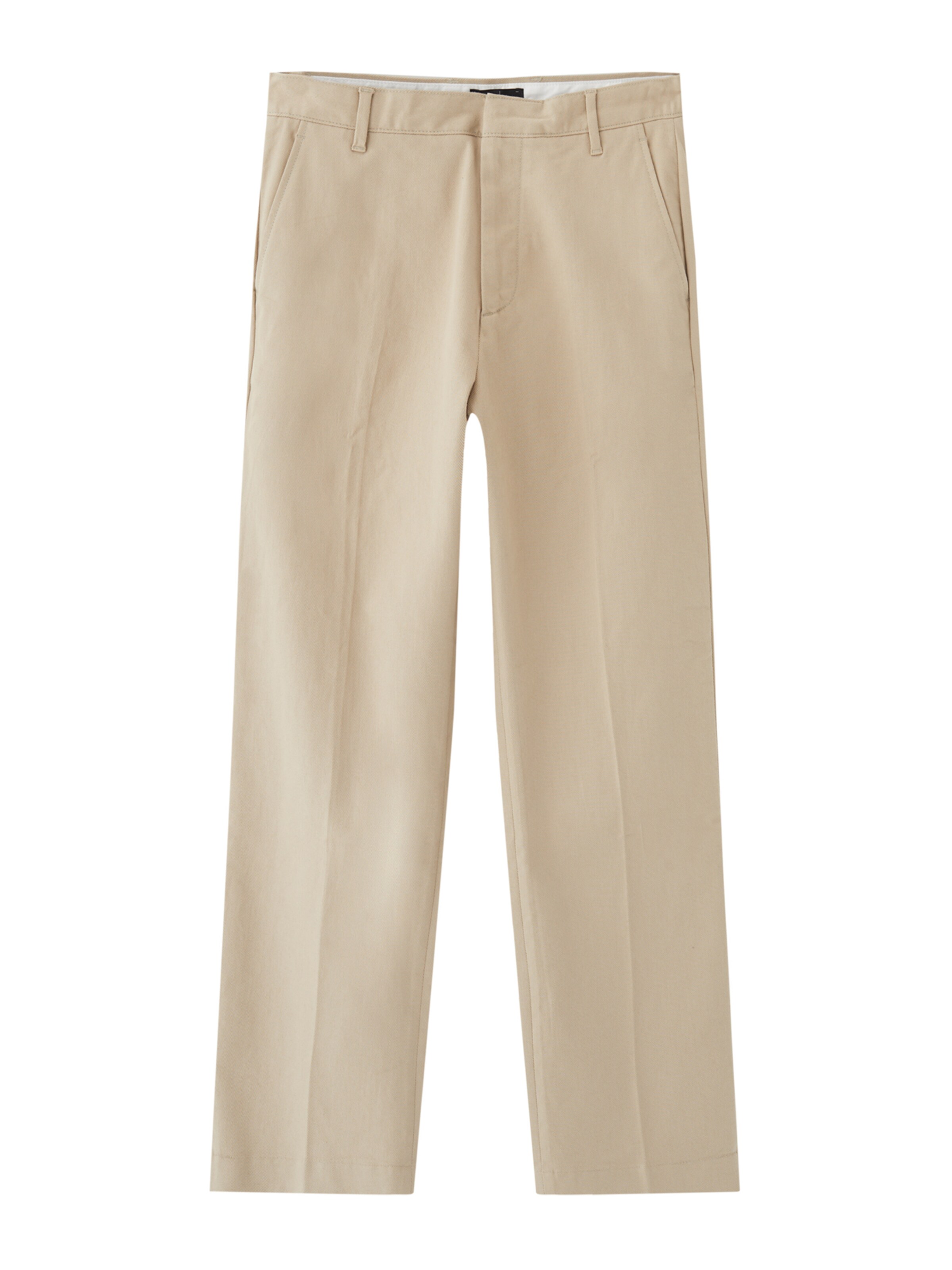 Pull&Bear Regular Hose in Beige: Vorderseite