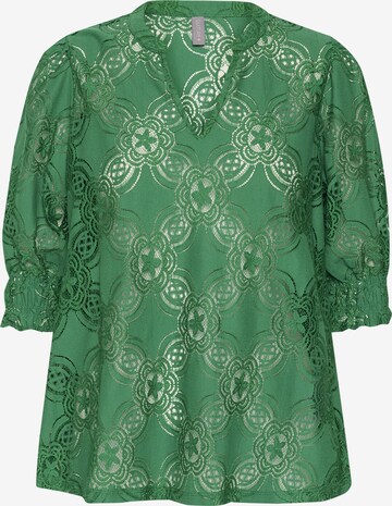 CULTURE Bluse 'Olu' i grøn: forside