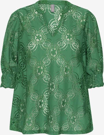 CULTURE Blouse 'Olu' in Groen: voorkant