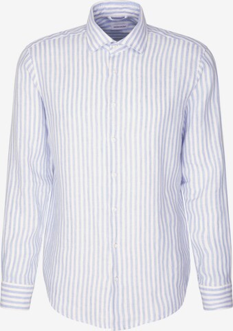 SEIDENSTICKER Zakelijk overhemd in Blauw: voorkant