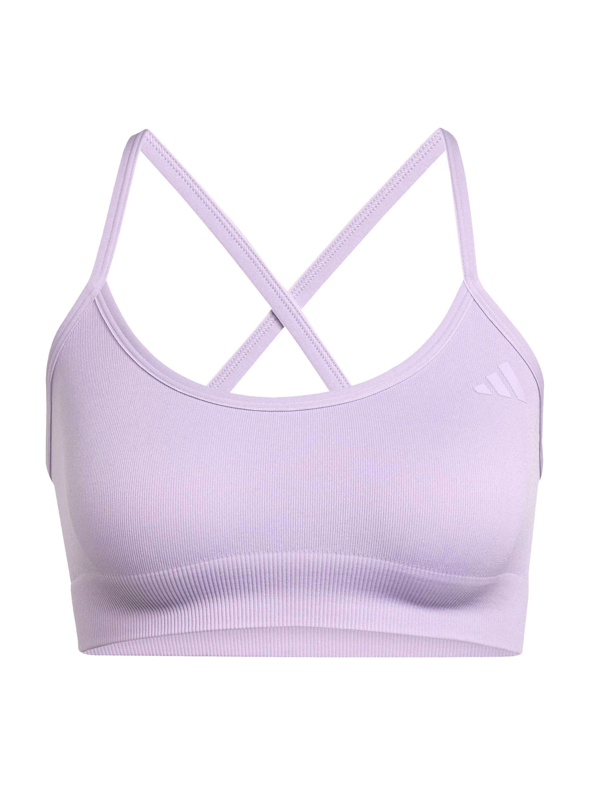 ADIDAS PERFORMANCE Bustier Urheilurintaliivit värissä lila: etupuoli
