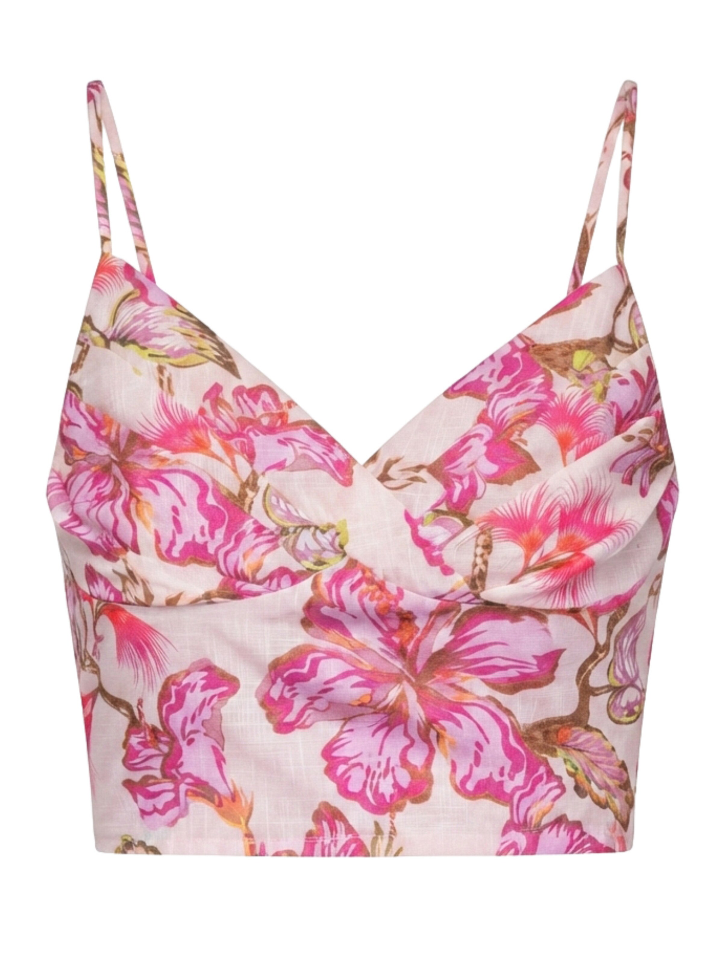 Ombre Top in Roze: voorkant