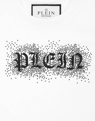 Philipp Plein - Camiseta 'Gothic Plein' en blanco