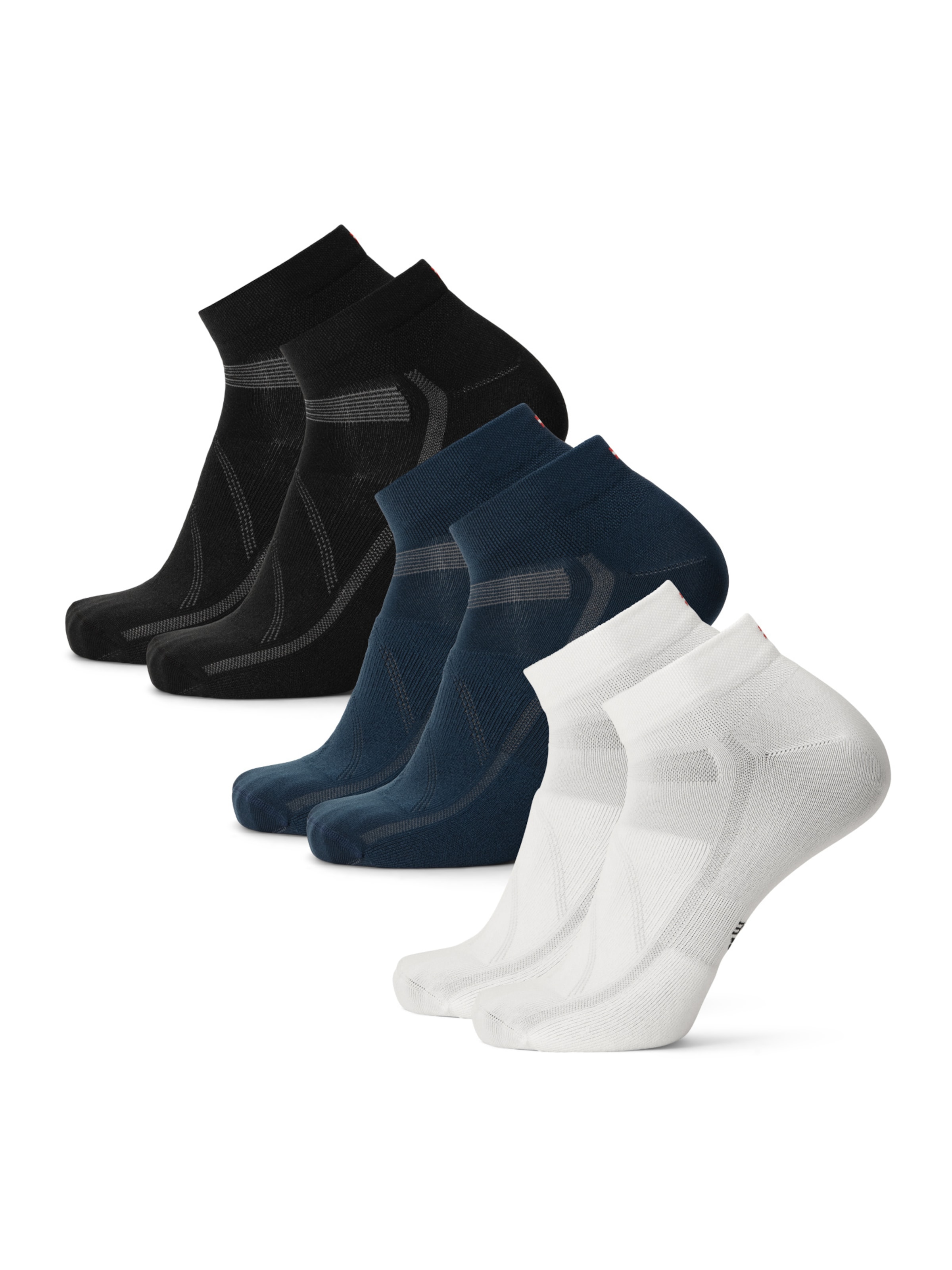 DANISH ENDURANCE Sports socks 'Aero Cycling Low-Cut' in Mixed colours