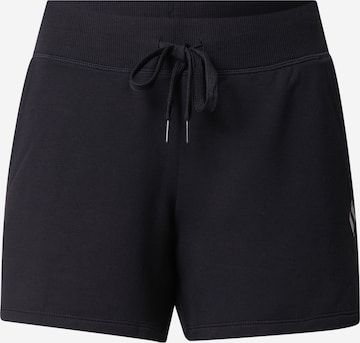 Pantaloni sport de la SKECHERS pe negru: față