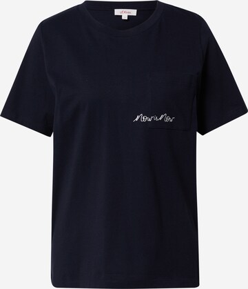 T-shirt s.Oliver en bleu : devant