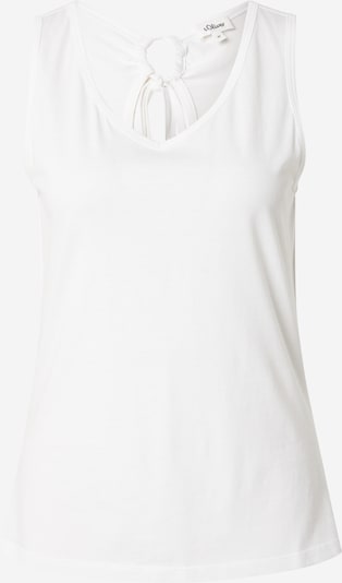 Palaidinė be rankovių iš s.Oliver, spalva – balta, Prekių apžvalga