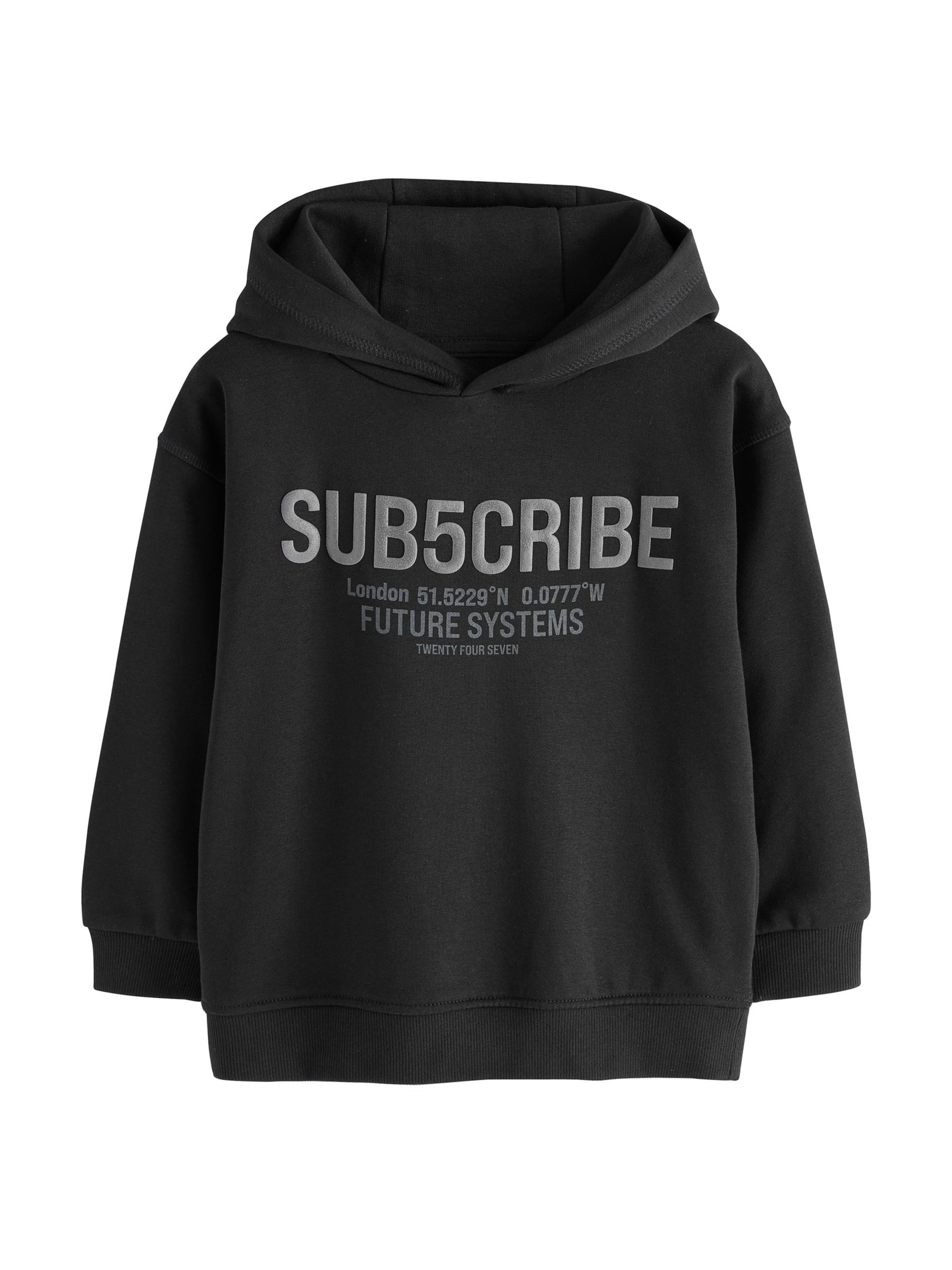 Next Sweatshirt in Zwart: voorkant