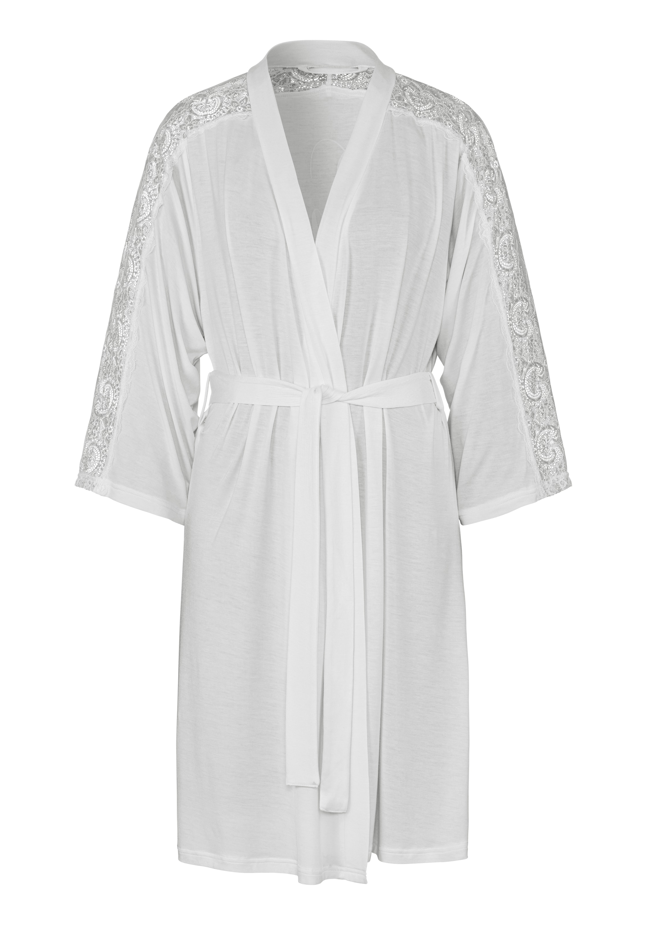 LASCANA - Bata para casa en blanco: frente