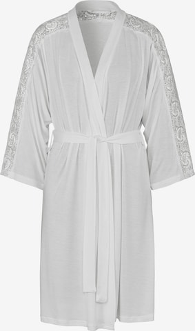 Robe de chambre LASCANA en blanc : devant