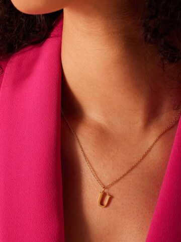 Lucardi Kette in Gold: Vorderseite