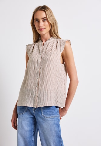 STREET ONE Blouse in Brown: front