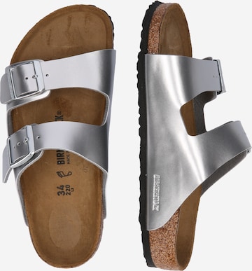 BIRKENSTOCK Open shoes 'Arizona' in Silver