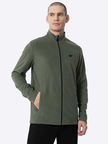 4F Функциональная флисовая куртка 'M120' в Зеленый: спереди