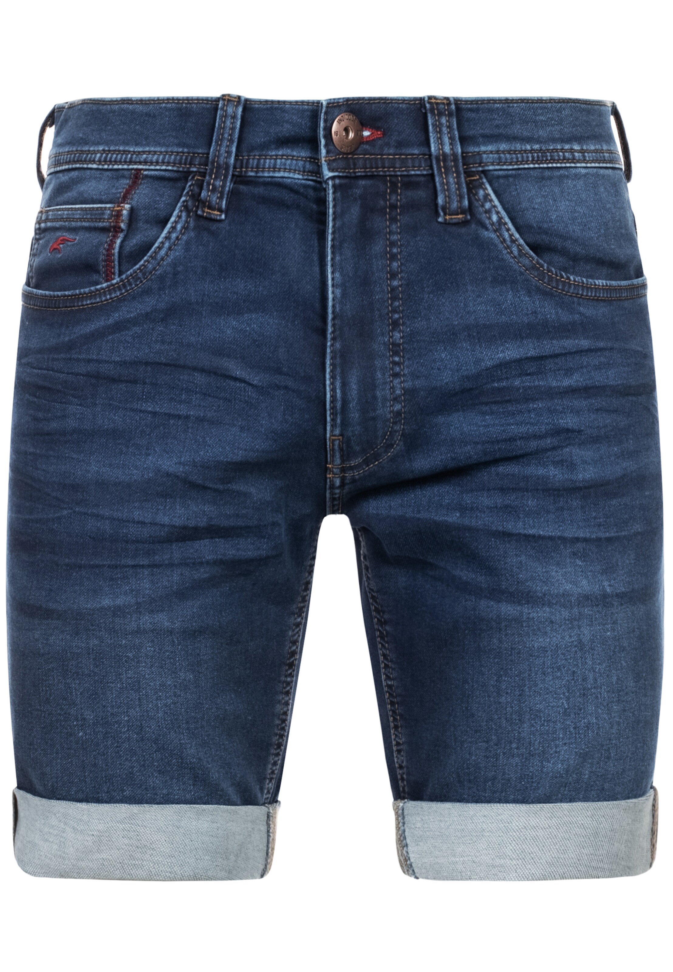 INDICODE JEANS Regular Jeans 'Delmare' in Blue: front