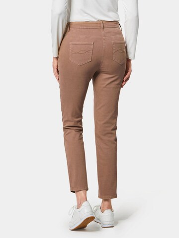 Goldner Slimfit Jeans in Bruin