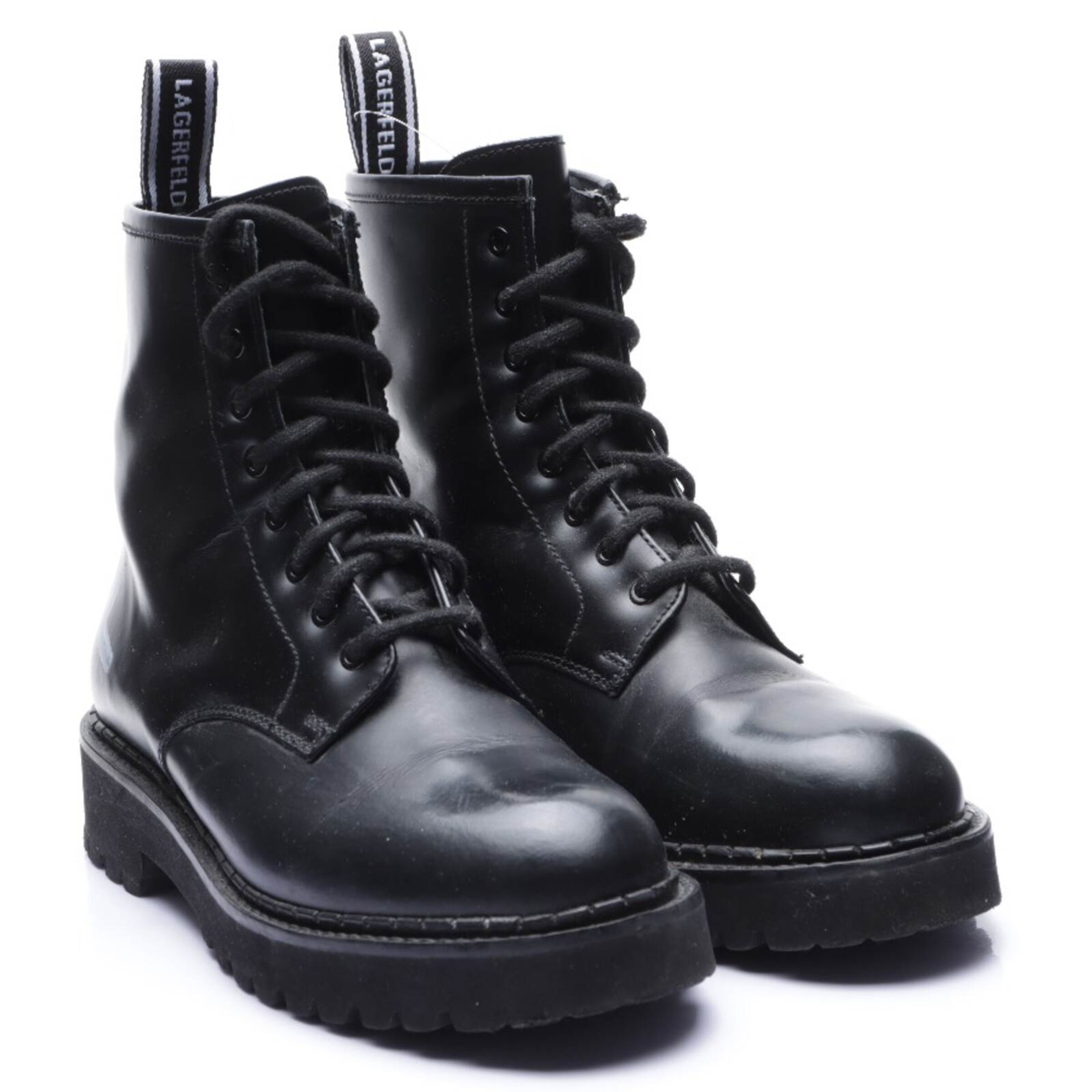 Karl Lagerfeld Stiefeletten 36 in Schwarz: Vorderseite