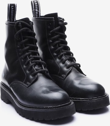 Karl Lagerfeld Dress Boots in 36 in Black: front