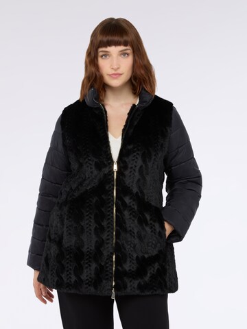 Manteau d’hiver Fiorella Rubino en noir
