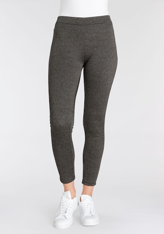 LASCANA Skinny Leggings in Brown: front