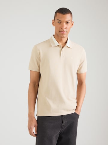 T-Shirt Calvin Klein Jeans en beige : devant