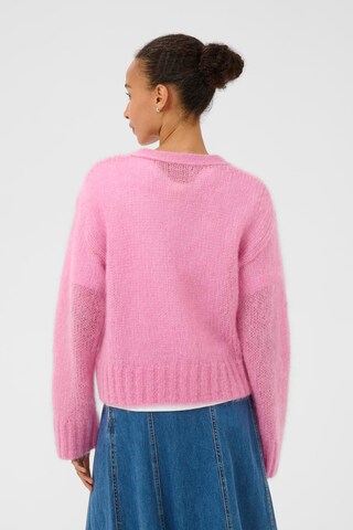 Cardigan 'ZendayaPW' Part Two en rose