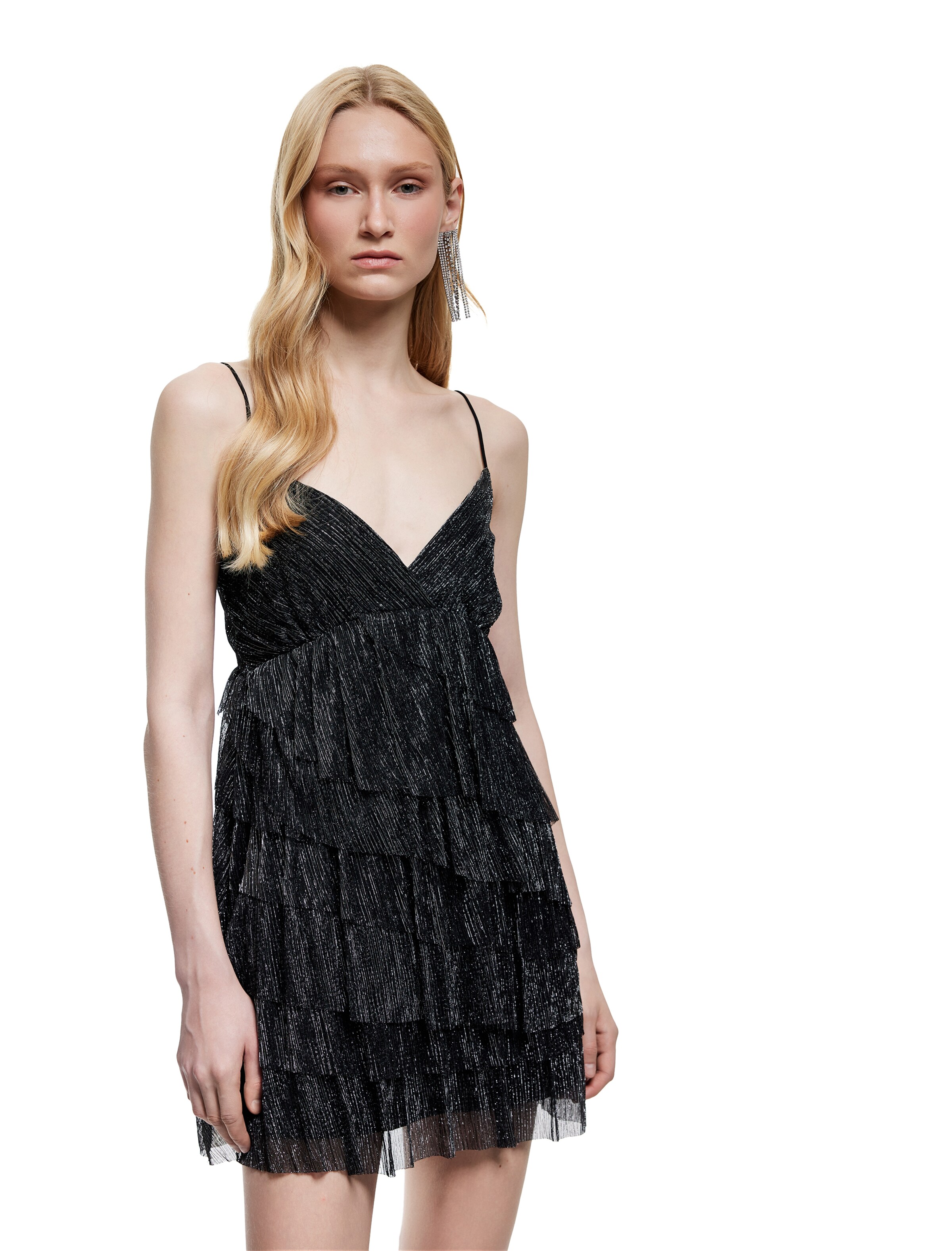 Koton Kleid in Schwarz