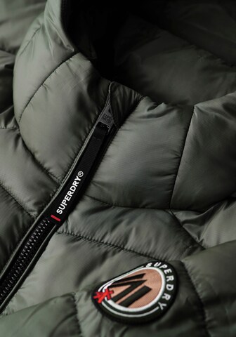 Superdry Winter Coat 'Fuji' in Green