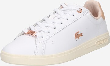 Baskets basses 'Graduate Pro' LACOSTE en blanc : devant