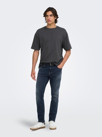 Only & Sons Shirt 'ONSCaspian' in Grey