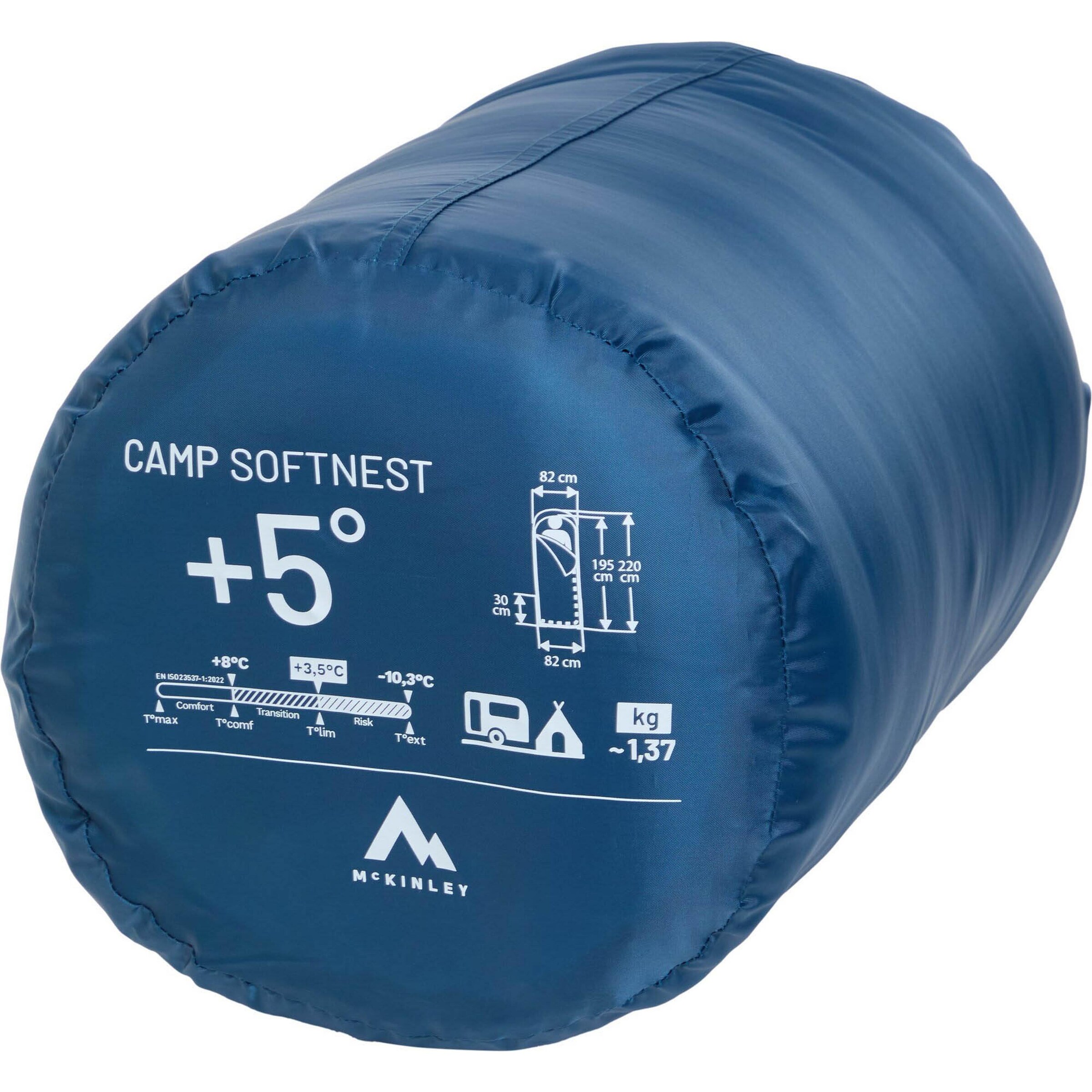 MCKINLEY Sleeping Bag 'SoftNest' in Blue