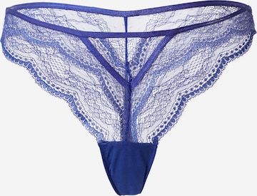 String 'Isabelle' Hunkemöller en bleu : devant