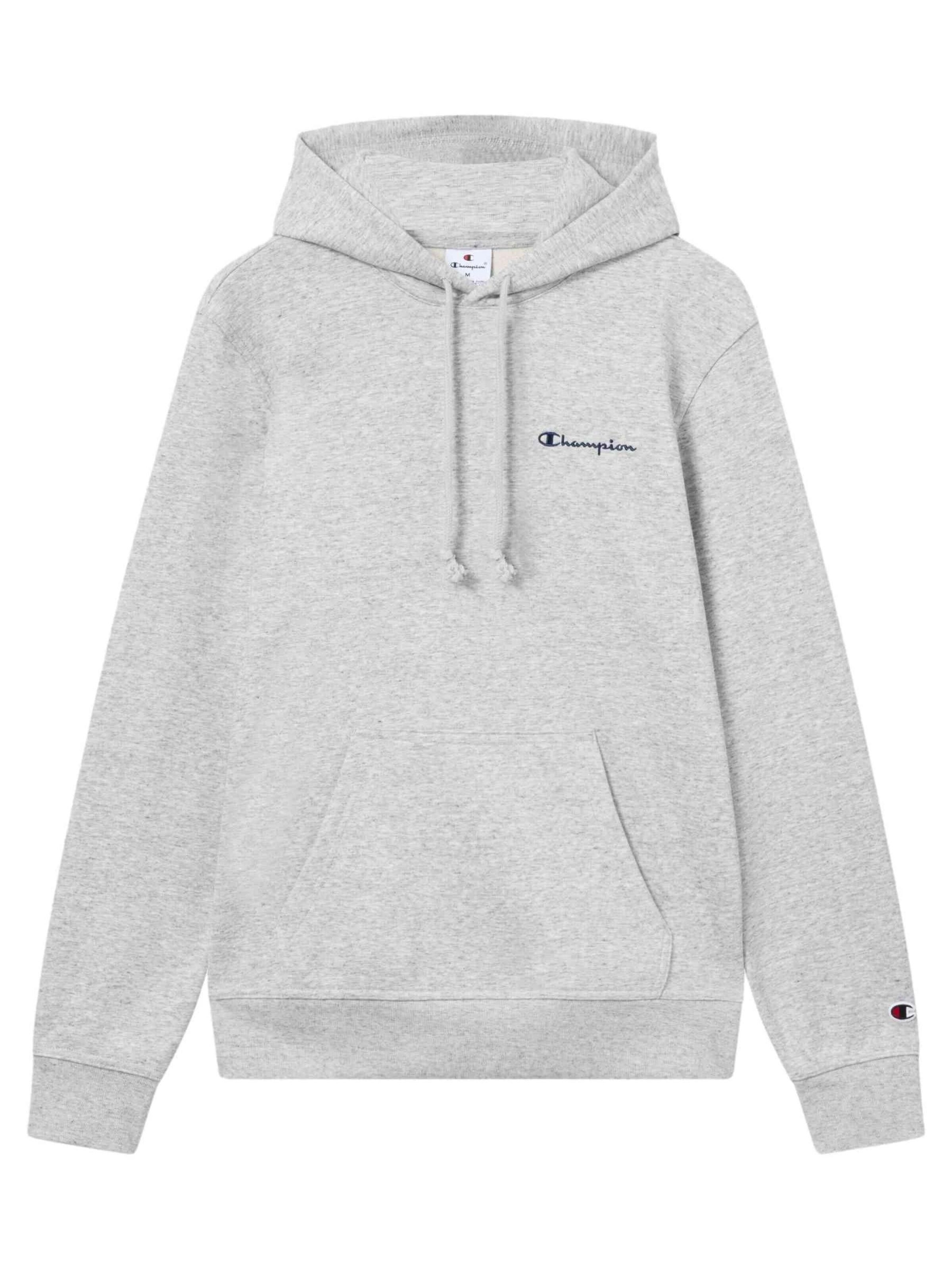 Champion -DO NOT USE- Sweatshirt 'Sudadera champion gris small embroidered logo hoodie'‌ in Grau