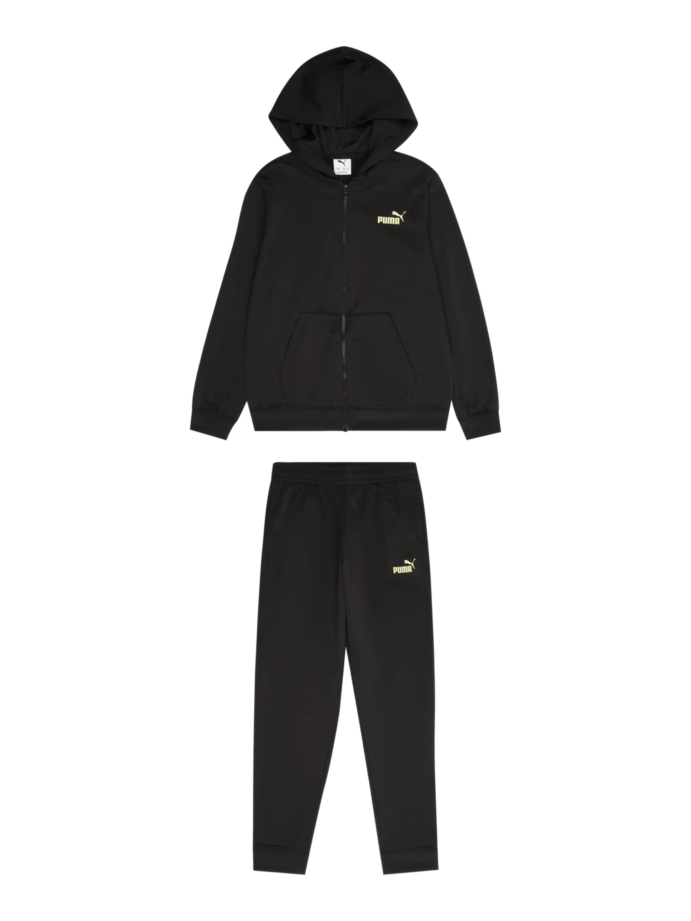 PUMA Sweat suit in Black: front