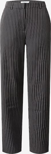 NA-KD Pantalon chino en noir / blanc, Vue avec produit