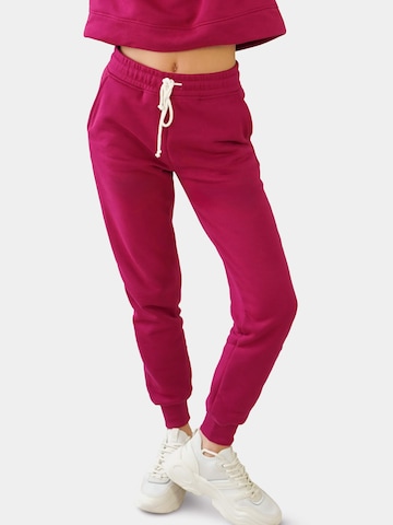 Regular Pantalon Ombre en rose