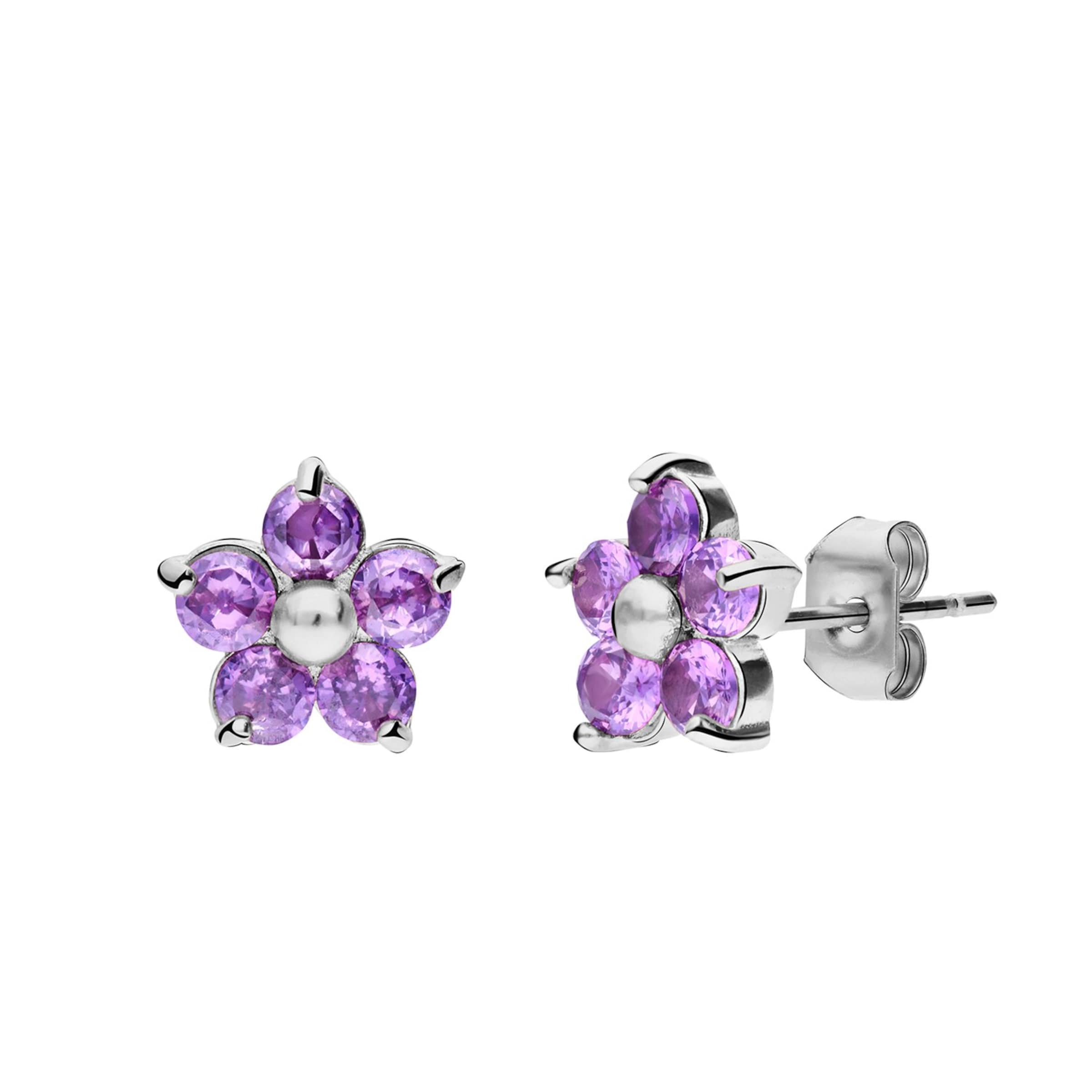 Lucardi Oorbellen in Zilver: voorkant