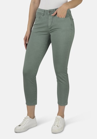 Coupe slim Jean 'Florenz' STOOKER WOMEN en vert : devant