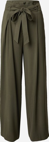 Wide Leg Pantalon ABOUT YOU en vert : devant