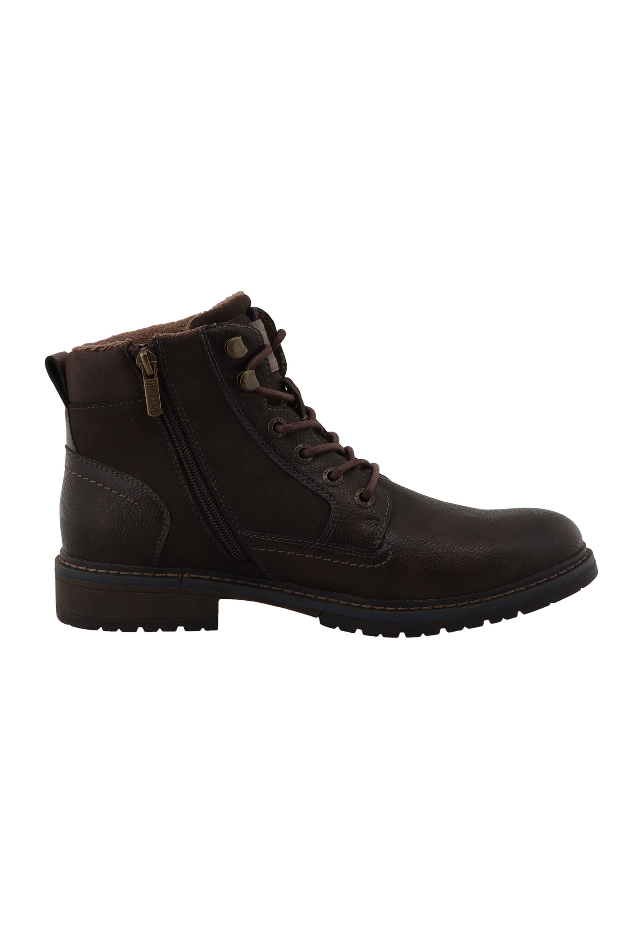 Bottines à lacets MUSTANG en marron