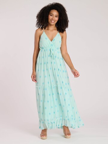 Robe South Beach en vert : devant