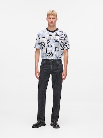 KARL LAGERFELD JEANS Regular Farkut värissä musta: etupuoli