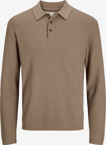 JACK & JONES Sweater 'JWHCOOPER' in Beige: front